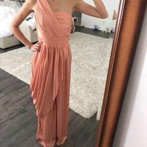 H&M Coral bridesmaid wedding prom gown size 4